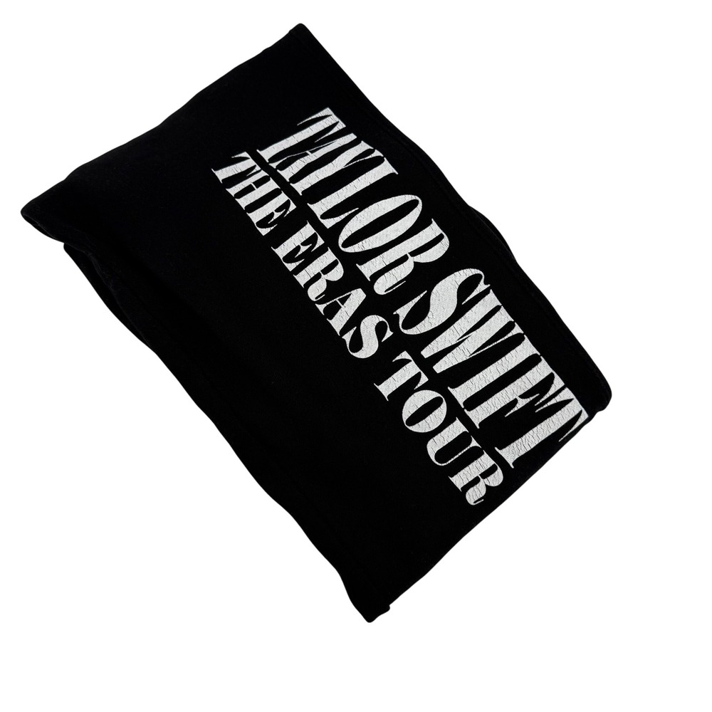 Taylor Swift The Eras Tour Black Graphic Jogger Sweatpants Size Medium